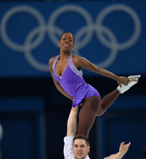 2014 Winter Olympics. Figure skating. Teams. Pairs. Short program