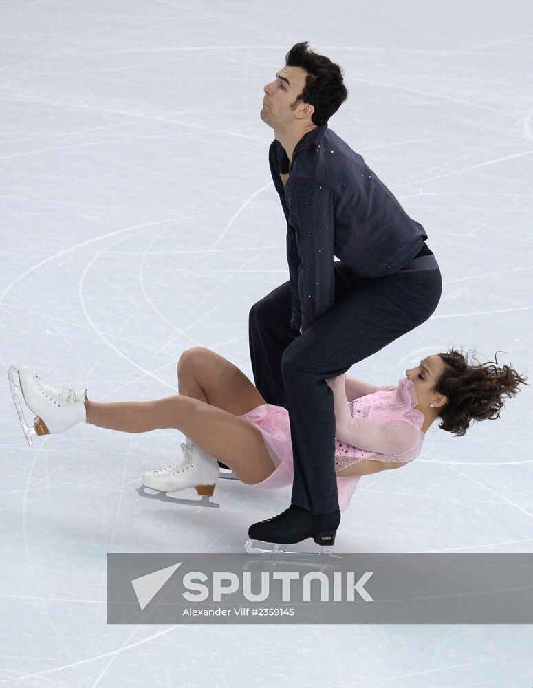 2014 Olympics. Figure skating. Teams. Pairs. Short program