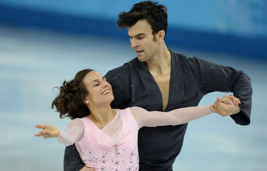 2014 Olympics. Figure skating. Teams. Pairs. Short program