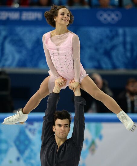 2014 Olympics. Figure skating. Teams. Pairs. Short program