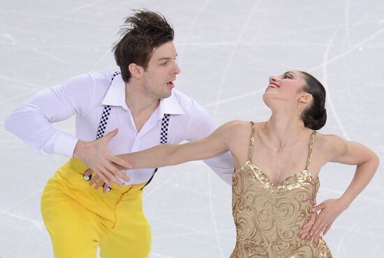 2014 Olympics. Figure skating. Teams. Pairs. Short program