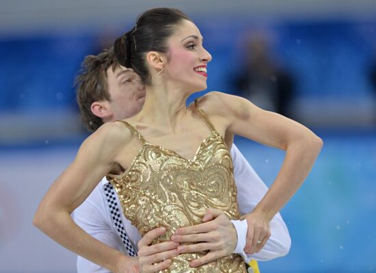 2014 Olympics. Figure skating. Teams. Pairs. Short program