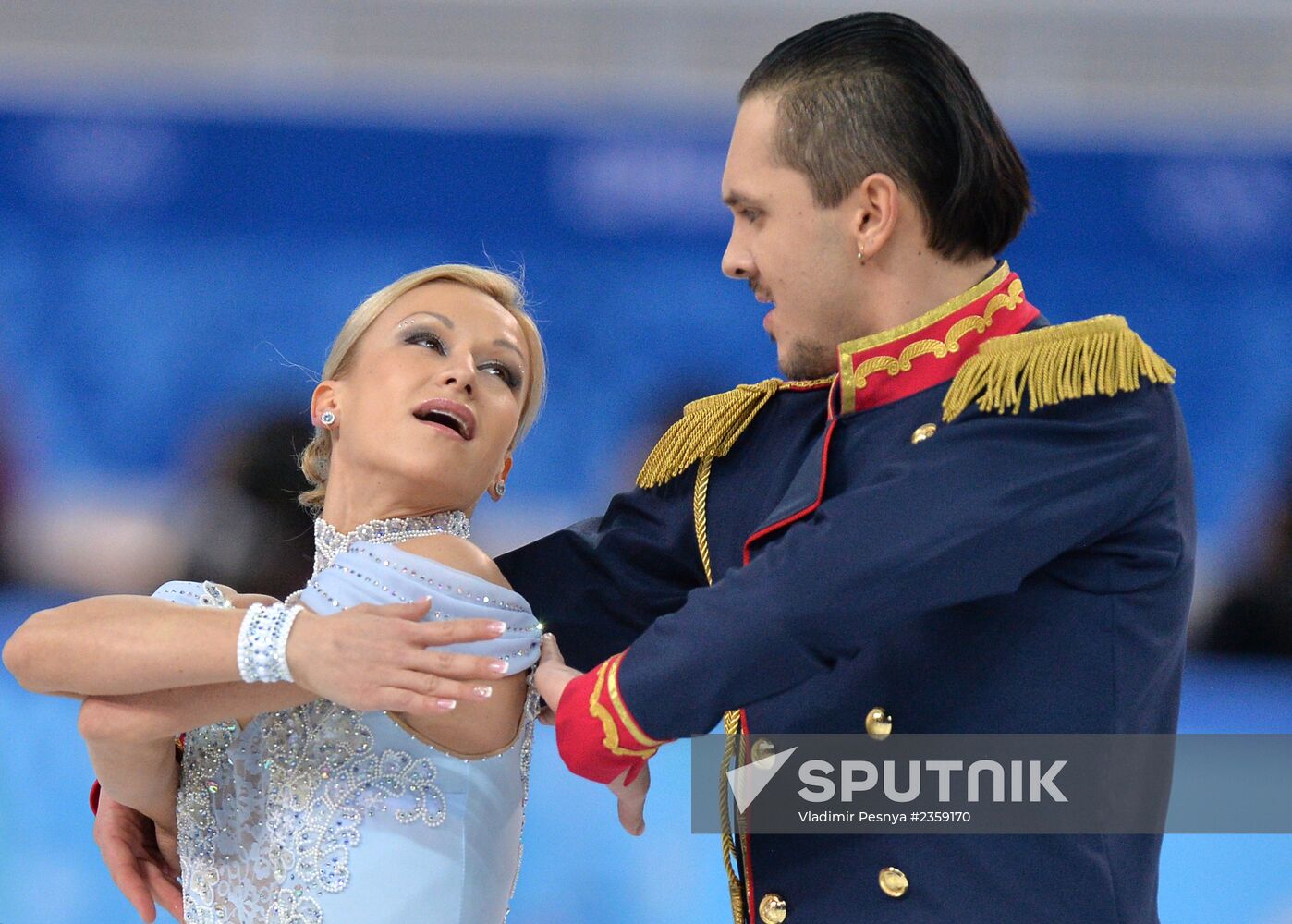 2014 Olympics. Figure skating. Teams. Pairs. Short program