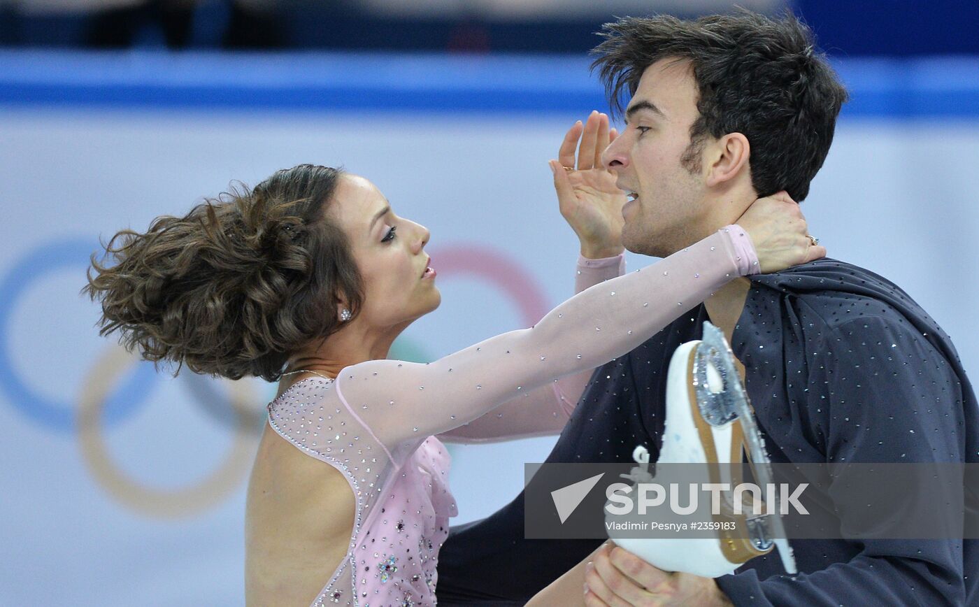 2014 Olympics. Figure skating. Teams. Pairs. Short program