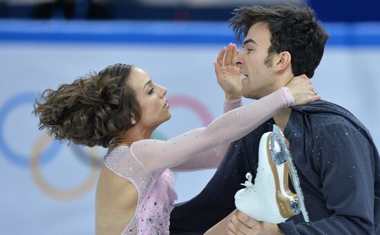 2014 Olympics. Figure skating. Teams. Pairs. Short program