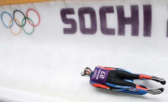 2014 Winter Olympics. Luge. Women. Training