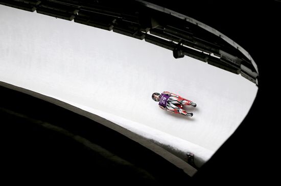 2014 Winter Olympics. Luge. Women. Training