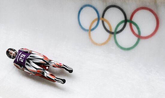 2014 Winter Olympics. Luge. Women. Training