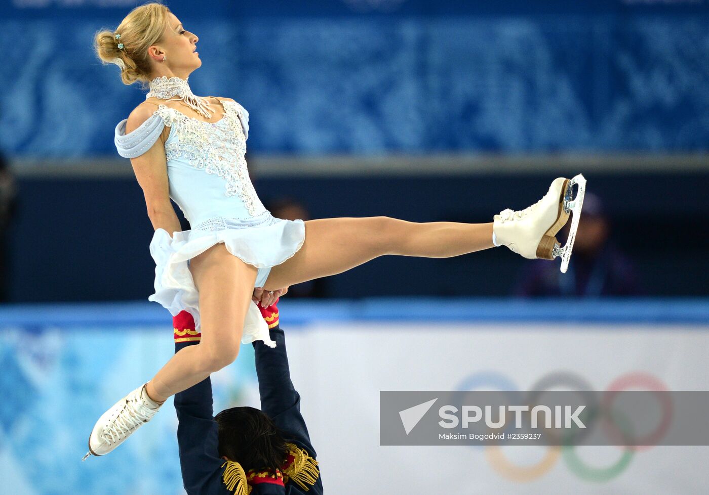 2014 Winter Olympics. Figure skating. Teams. Pairs. Short program