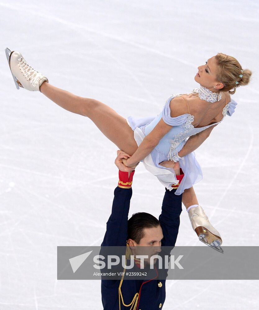 2014 Winter Olympics. Figure skating. Teams. Pairs. Short program