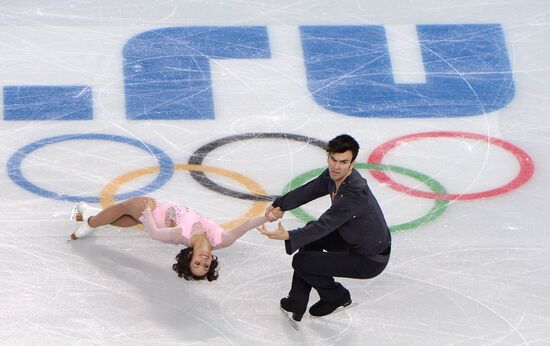 2014 Winter Olympics. Figure skating. Teams. Pairs. Short program