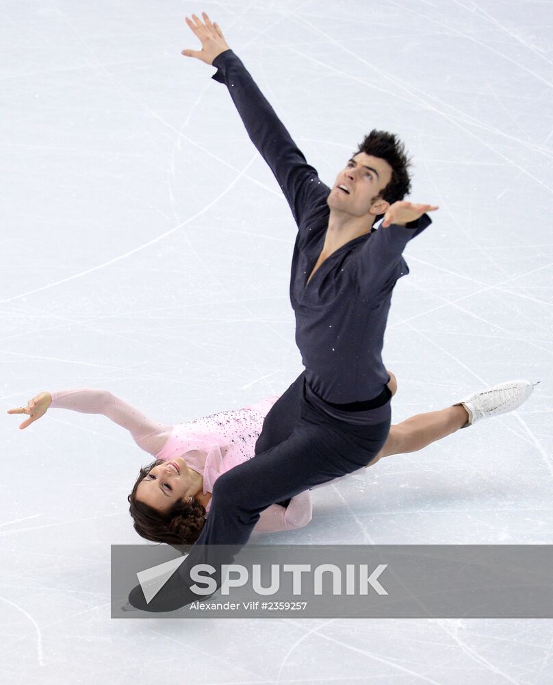 2014 Winter Olympics. Figure skating. Teams. Pairs. Short program