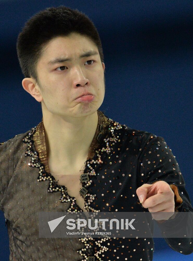 2014 Winter Olympics. Figure skating. Teams. Men. Short program
