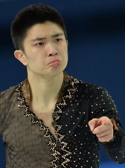 2014 Winter Olympics. Figure skating. Teams. Men. Short program