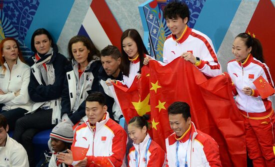 2014 Winter Olympics. Figure skating. Teams. Men. Short program