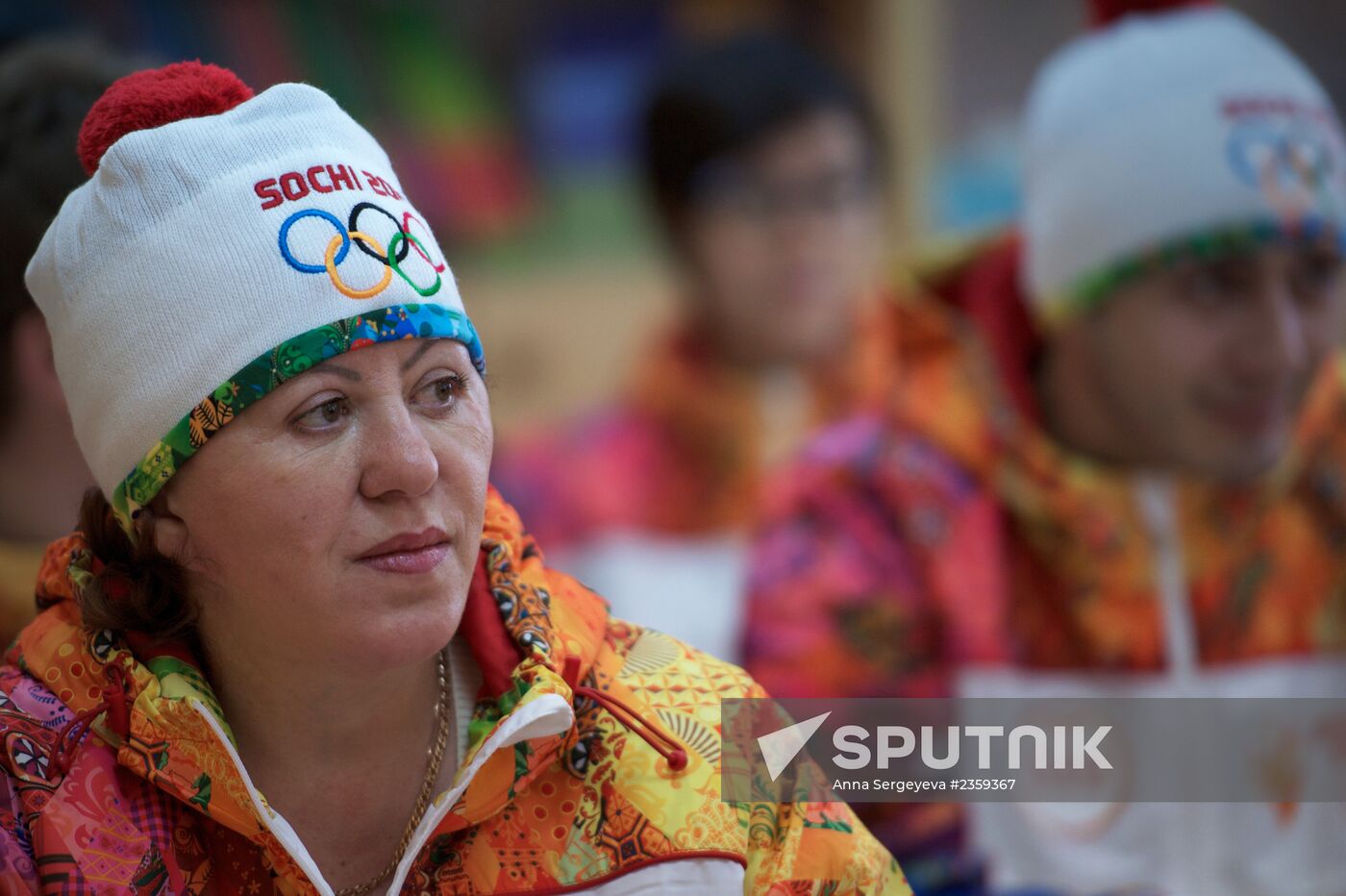 Olympic Torch Relay. Sochi. Day Two