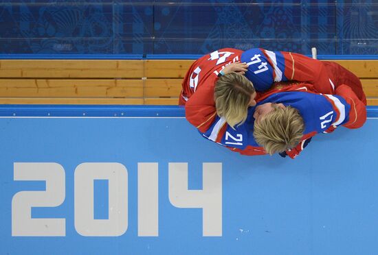 Photo session of Russian women's national ice hockey team