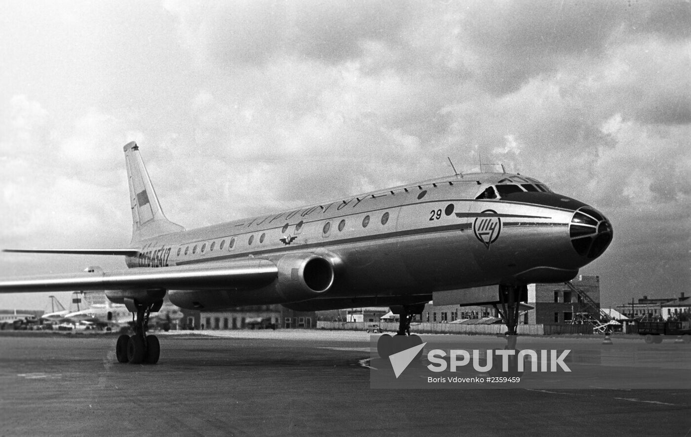 Tupolev Tu-104 jet airliner
