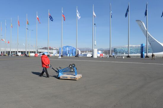 Sochi on the eve of XXII Winter Olympics opening