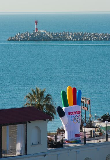Sochi before opening of XXII Olympic Winter Games