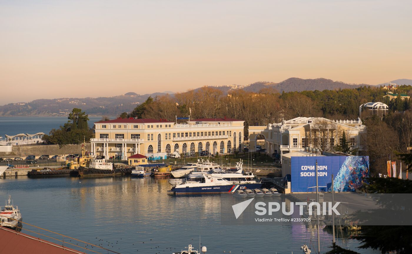 Sochi before opening of XXII Olympic Winter Games