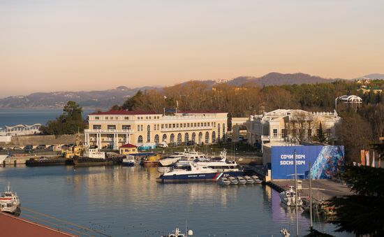 Sochi before opening of XXII Olympic Winter Games