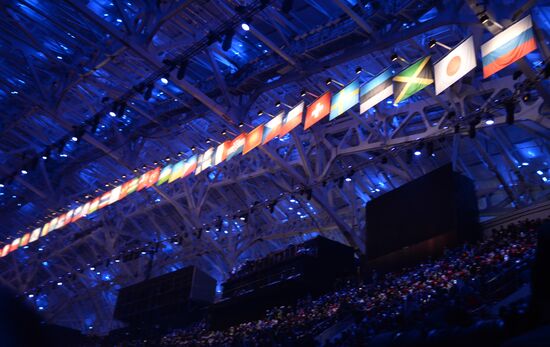 Opening ceremony of XXII Olympic Winter Games