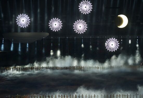 Opening ceremony of XXII Olympic Winter Games