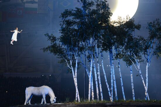 Opening ceremony of XXII Olympic Winter Games