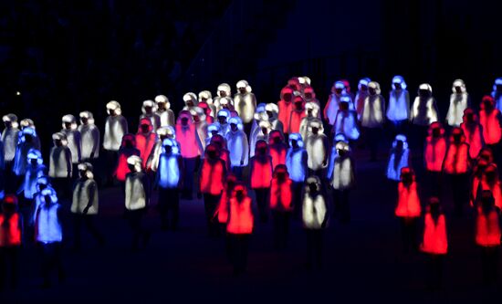 Opening ceremony of XXII Olympic Winter Games