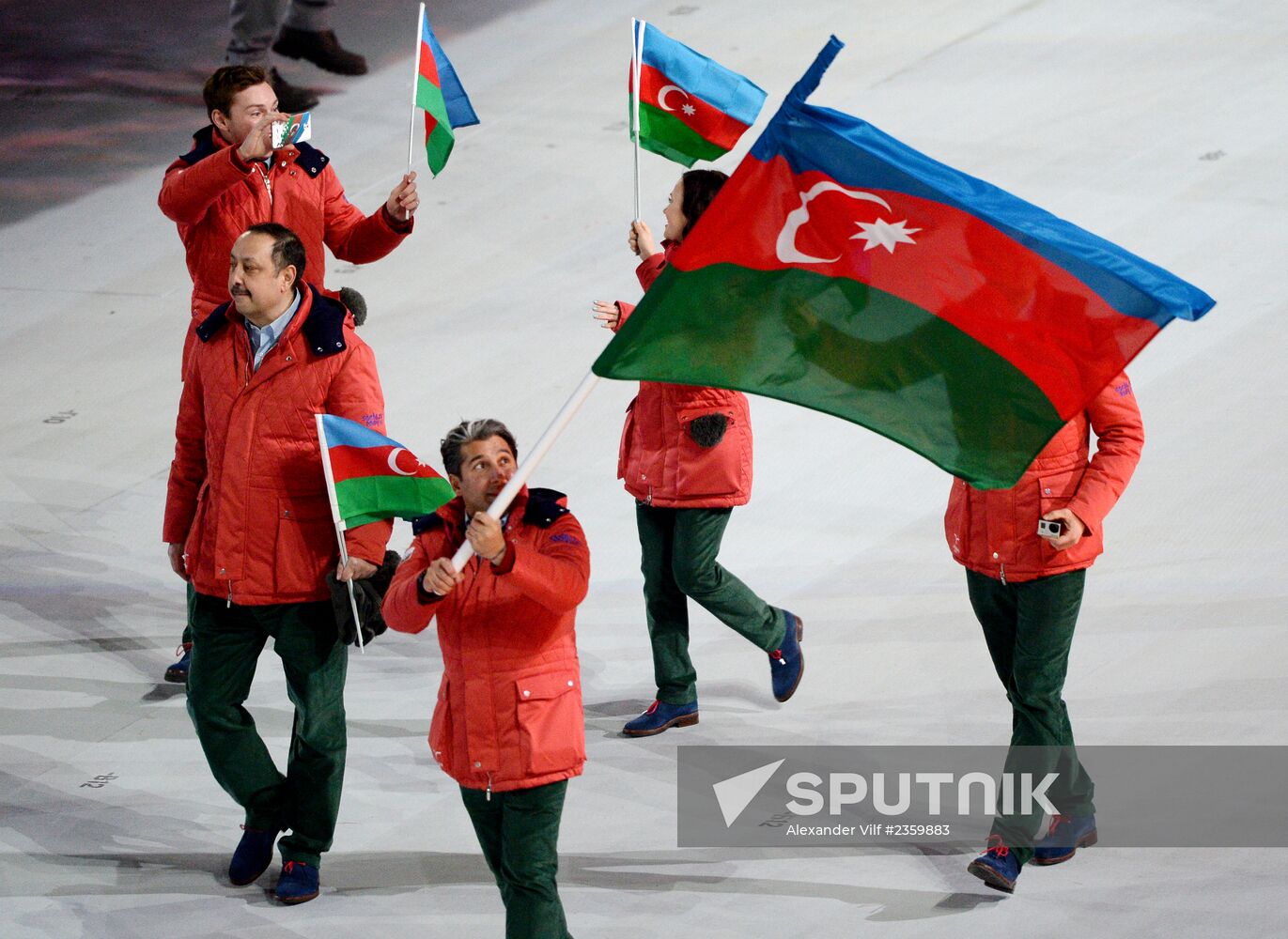 Opening ceremony of XXII Olympic Winter Games