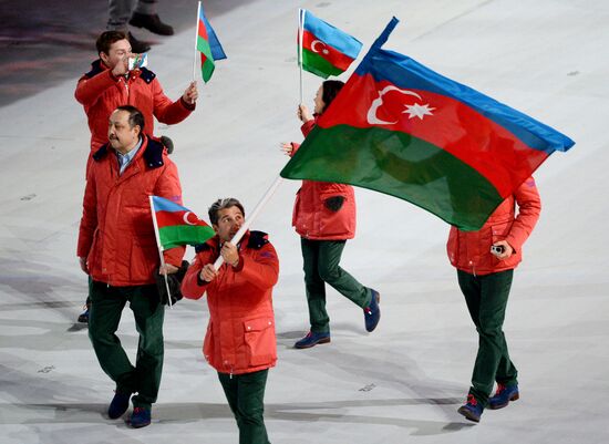 Opening ceremony of XXII Olympic Winter Games