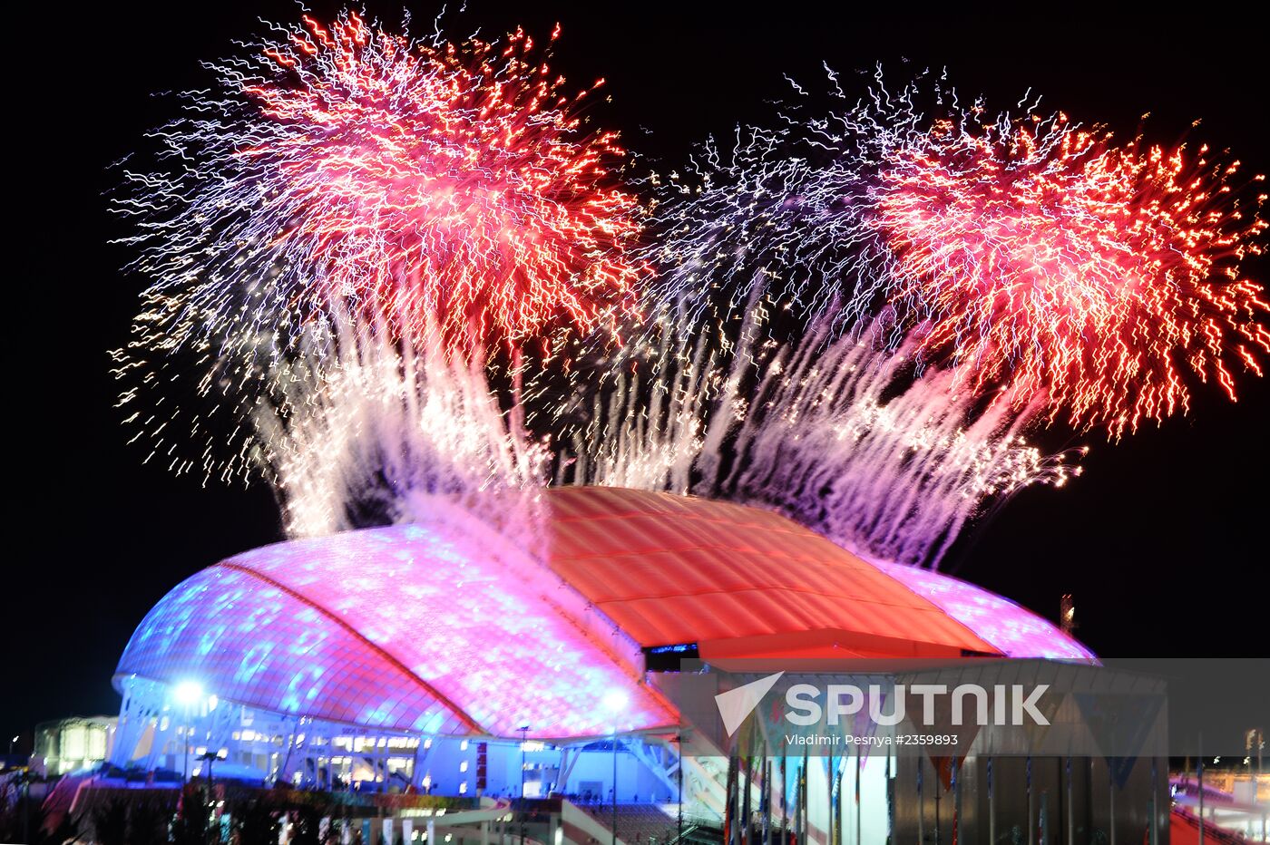 Opening ceremony of XXII Olympic Winter Games