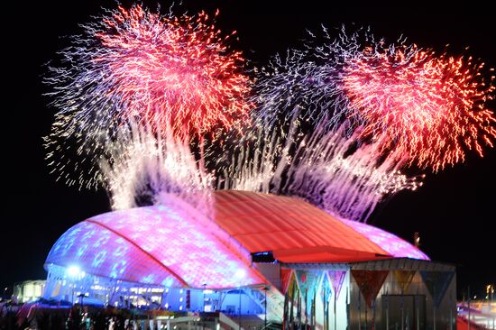 Opening ceremony of XXII Olympic Winter Games