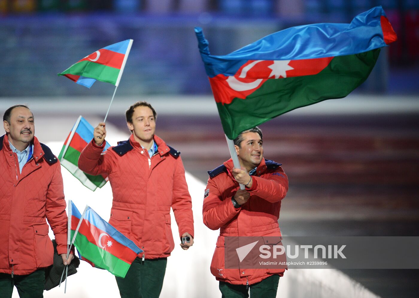 Opening ceremony of XXII Olympic Winter Games