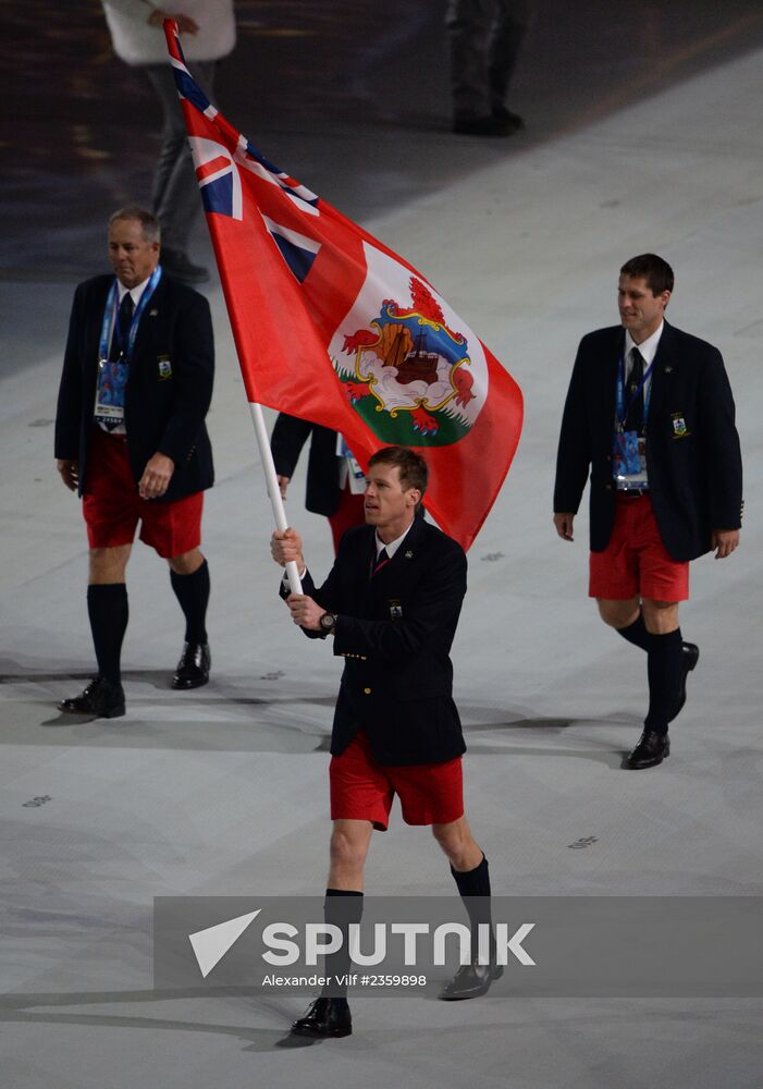 Opening ceremony of XXII Olympic Winter Games