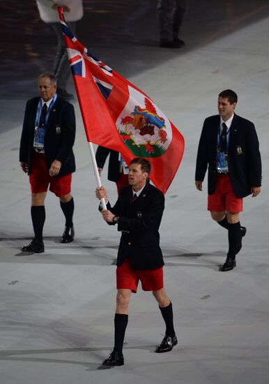 Opening ceremony of XXII Olympic Winter Games