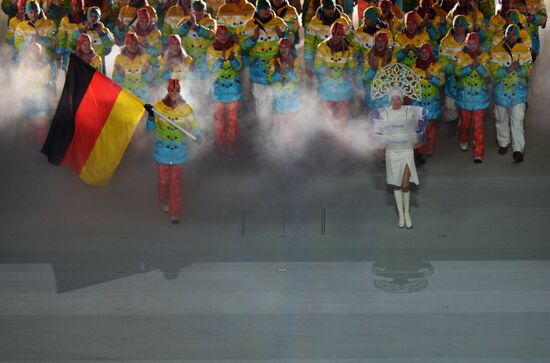 Opening ceremony of XXII Olympic Winter Games