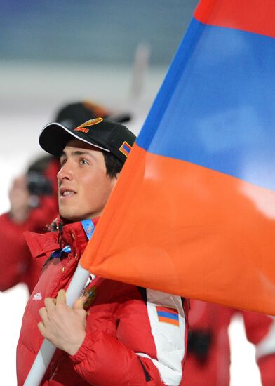 Opening ceremony of XXII Olympic Winter Games