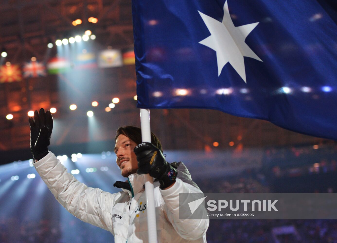 Opening ceremony of XXII Olympic Winter Games