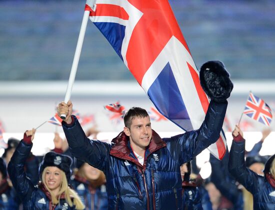 Opening ceremony of XXII Olympic Winter Games