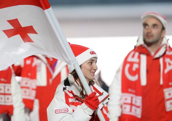 Opening ceremony of XXII Olympic Winter Games