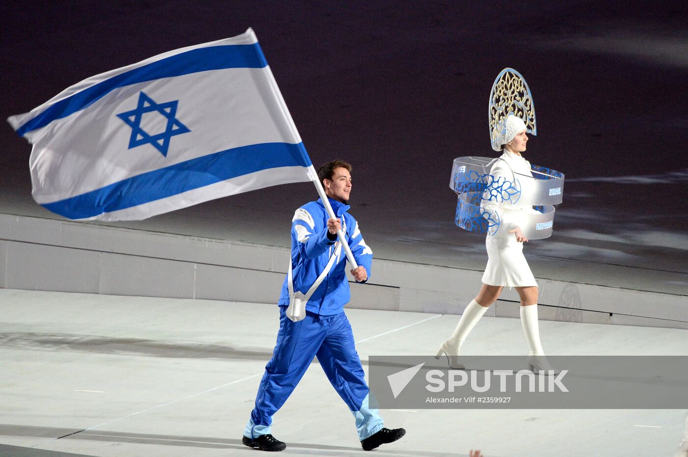 Opening ceremony of XXII Olympic Winter Games