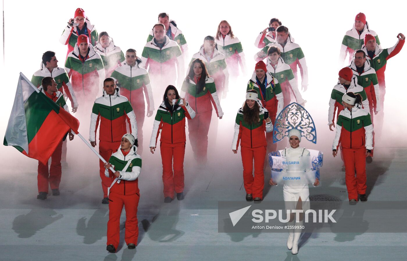 Opening ceremony of XXII Olympic Winter Games