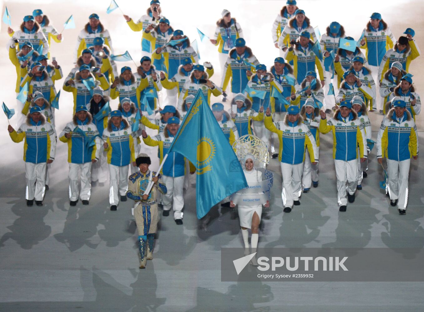 Opening ceremony of XXII Olympic Winter Games