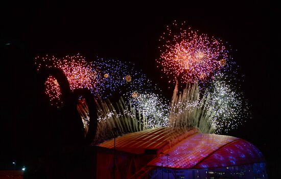 Opening ceremony of XXII Olympic Winter Games