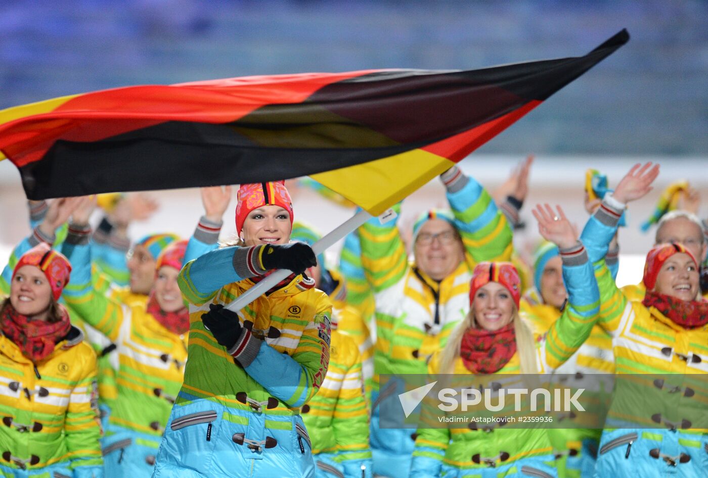 Opening ceremony of XXII Olympic Winter Games