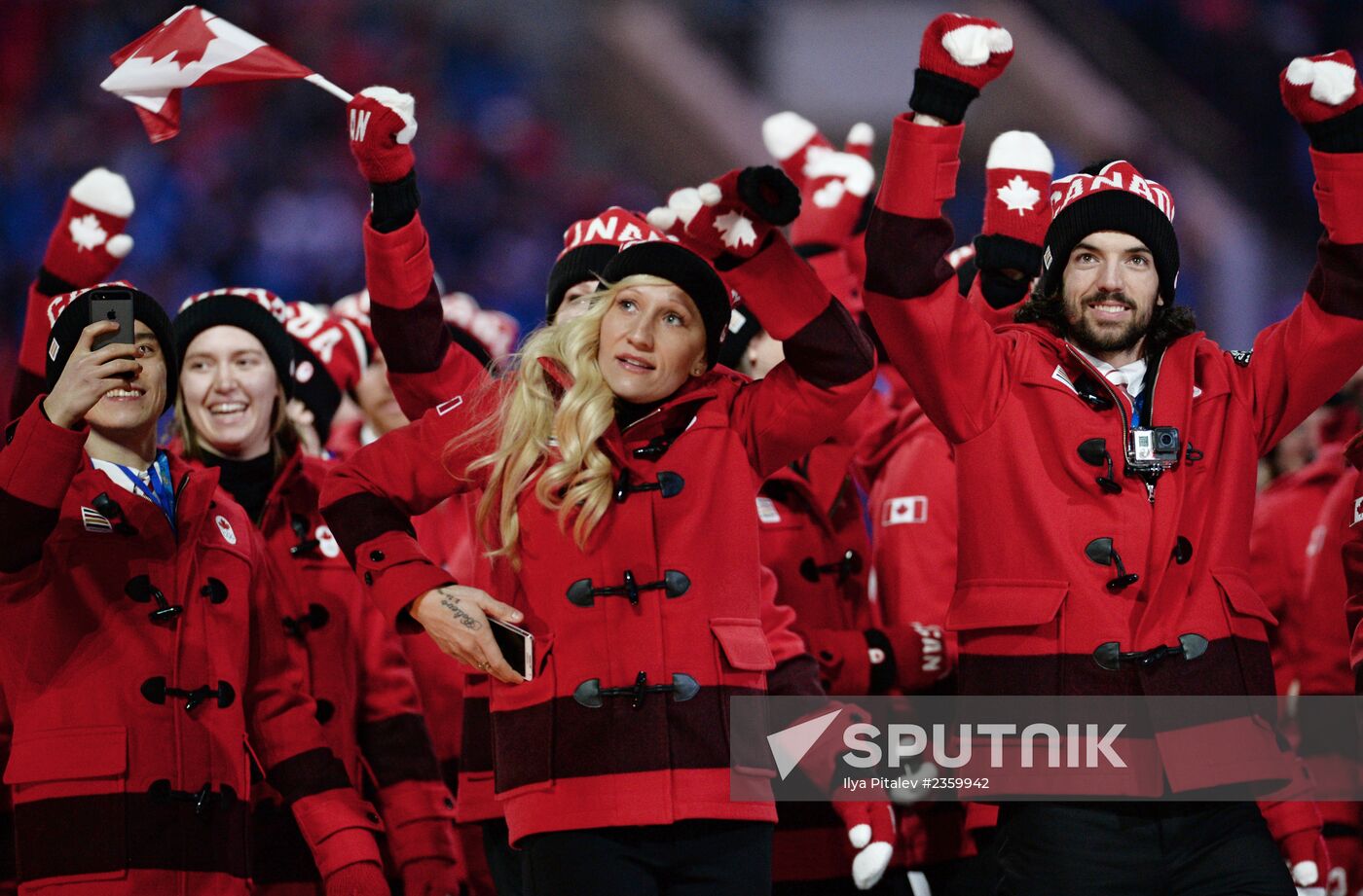 Opening ceremony of XXII Olympic Winter Games