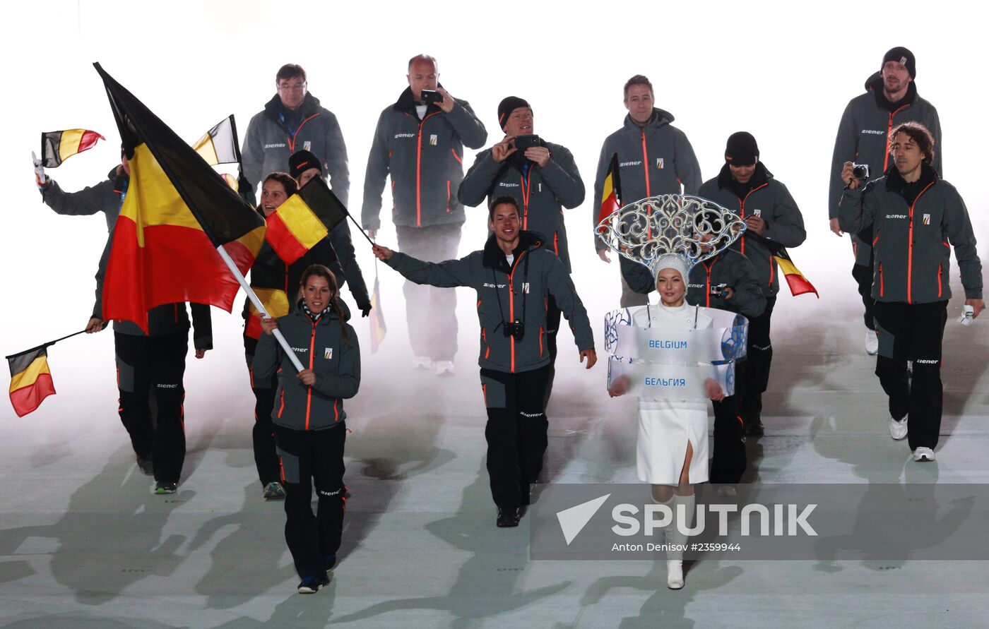 Opening ceremony of XXII Olympic Winter Games