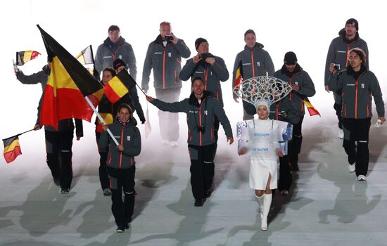 Opening ceremony of XXII Olympic Winter Games